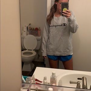 Champion crew neck sweatshirt size size Large